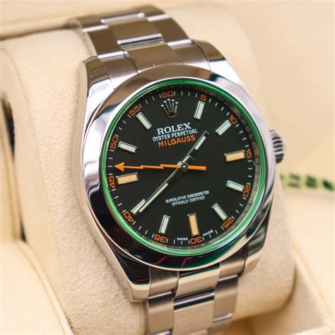 rolex milgauss colori|rolex milgauss price used.